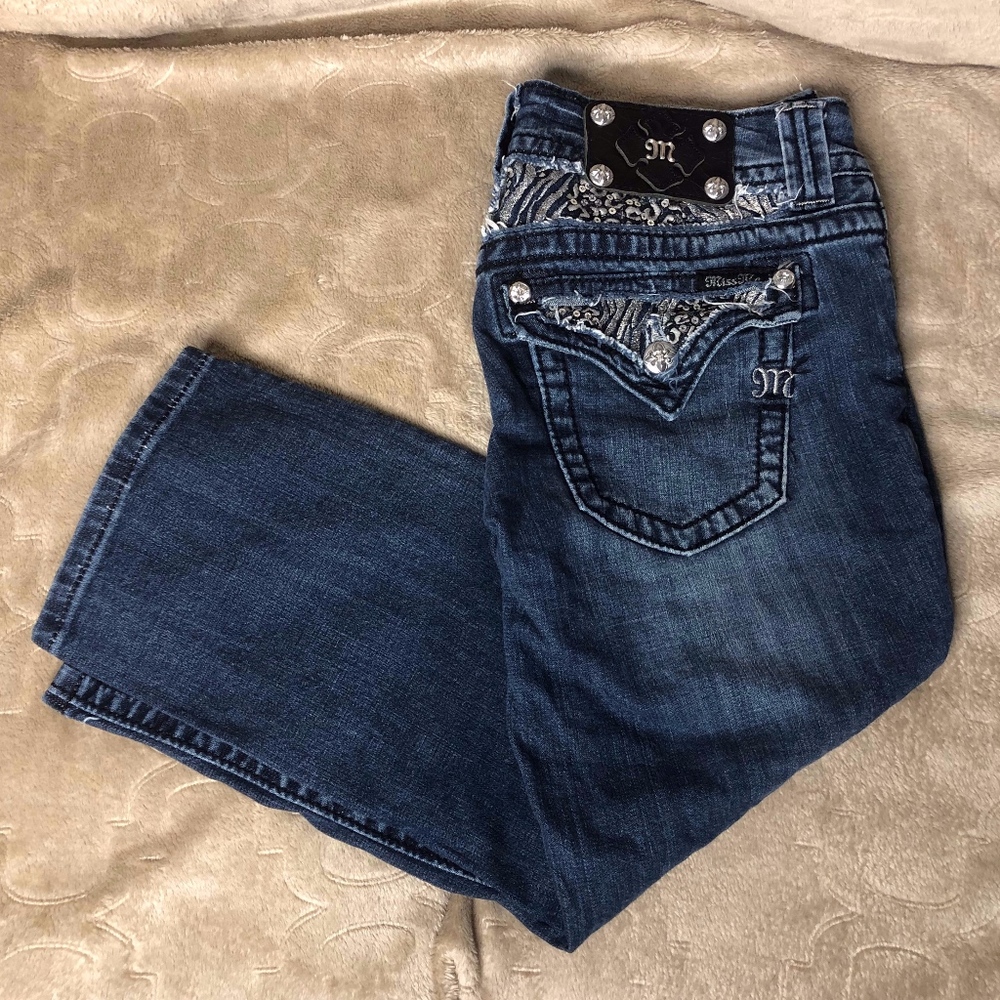 Miss Me Jeans - cuffed capri
